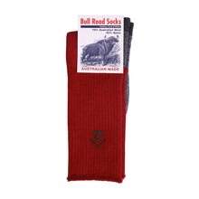 Load image into Gallery viewer, Bull Road Socks Heavy Weight Boot Sock Front View
