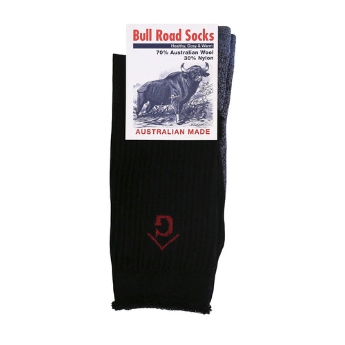 Bull Road Socks Summer Light Weight Sock Front View